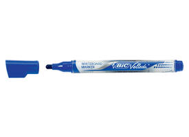 Whiteboardmarker Bic Velleda liquid rond medium blauw