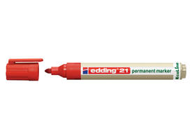 Viltstift edding 21 EcoLine rond rood 1.5-3mm