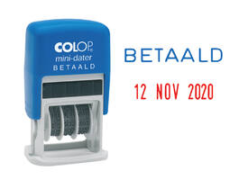 Woord-datumstempel Colop Printer Mini S 160/L betaald
