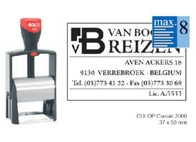 Tekststempel Colop Heavy Duty 2600 Classic Line personaliseerbaar