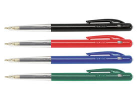 Balpen Bic M10 medium zwart