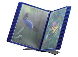 Bureaustandaard Djois Flex-O-Frame Premium A4 10-tassen blauw