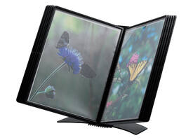 Bureaustandaard Djois Flex-O-Frame Premium A4 10-tassen zwart
