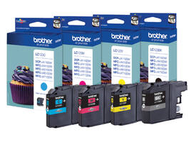 Inktcartridge Brother LC-123M rood