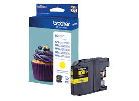 Inktcartridge Brother LC-123Y geel