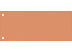 Scheidingsstrook Oxford smal 240x105mm 190gr oranje 100 stuks