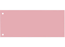 Scheidingsstrook Oxford smal 240x105mm 190gr roze 100 stuks