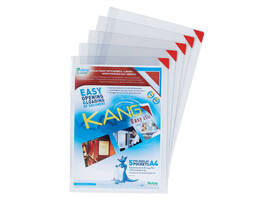 Presenteerhoes Djois Kang easy clic A4 herpositioneerbaar zelfklevend 5 stuks