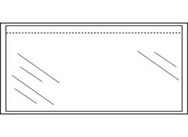 Paklijstenvelop Quantore zelfklevend onbedrukt 225x122mm 1000 stuks