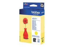 Inktcartridge Brother LC-121Y geel