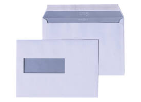 Envelop Quantore 156x220mm venster 4x11cm rechts zelfklevend 500 stuks