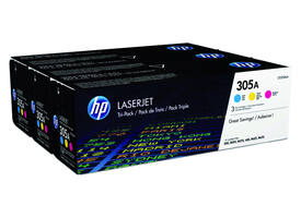 Tonercartridge HP CF370AM 305A 3 kleuren