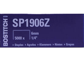 Nieten Bostitch SP1906Z staal 6mm rechte rug 5000 stuks