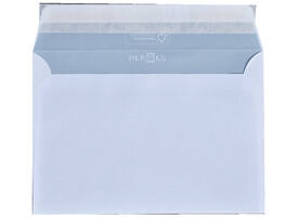 Envelop Hermes bank C5 162x229mm zelfklevend wit doos à 500 stuks