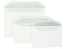 Envelop Quantore bank EA5/6 110x220mm zelfklevend wit 50 stuks
