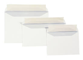 Envelop Quantore bank C6 114x162mm zelfklevend wit 500 stuks