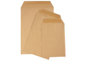 Envelop Quantore loonzak 65x105 70gr bruin 1000 stuks
