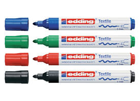 Textielmarker edding 4500 rond 2-3mm zwart