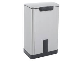 Pedaalemmer EKO E-Cube 40 liter rvs