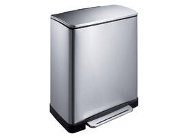 Pedaalemmer EKO E-Cube 18+28 liter rvs