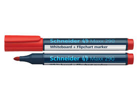 Whiteboardmarker Schneider Maxx 290 rond 2-3mm rood