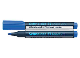 Whiteboardmarker Schneider Maxx 290 rond 2-3mm blauw