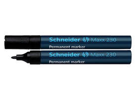 Permanent marker Schneider Maxx 230 rond 1-3mm zwart