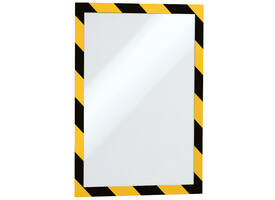 Duraframe Durable 4945130 security A4 magneet geel/zwart 5 stuks