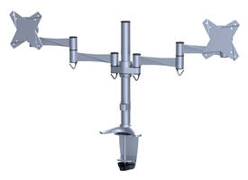 Monitorarm Neomounts D1330D 2x10-27" zilvergrijs