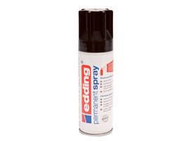 Verfspuitbus edding 5200 permanent spray glossy diepzwart