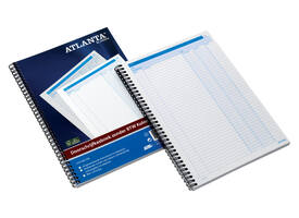 Doorschrijfkasboek Djois Atlanta met kopie (carbon) A4 2 geldkolommen wit