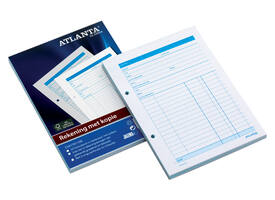 Rekeningblok Djois Atlanta A5 50x2vel met carbon