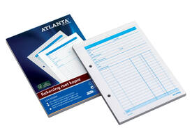 Rekeningblok Djois Atlanta A4 50x2vel zelfkopierend wit