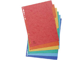 Tabbladen Exacompta 225x297mm 11-gaats 6-delig glanskarton