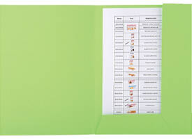 Dossiermap Exacompta Forever A4 2 kleppen 290gr groen