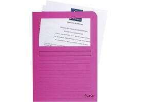 Venstermap Exacompta Forever L-model 120gr roze 100 stuks
