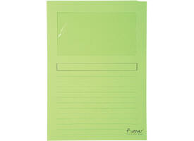 Venstermap Exacompta Forever L-model 120gr lichtgroen 100 stuks