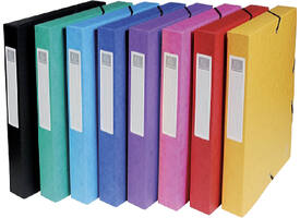 Elastobox Exacompta A4 40mm 600gr assorti