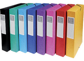 Elastobox Exacompta A4 60mm 600gr assorti