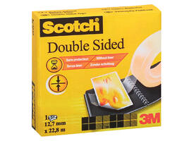 Plakband Scotch 665 12mmx22.8m dubbelzijdig