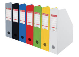 Tijdschriftencassette Esselte VIVIDA opvouwbaar A4 zwart