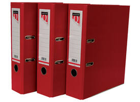Ordner Quantore A4 80mm PP rood