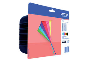 Inktcartridge Brother LC-223VALBP zwart + 3 kleuren