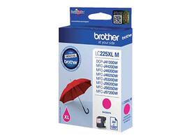 Inktcartridge Brother LC-225XLM rood