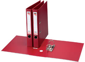 Ordner Quantore A4 50mm PP donkerrood