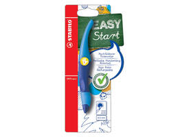 Rollerpen STABILO Easyoriginal linkshandig licht/donkerblauw blister