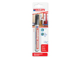 Viltstift edding 3000 rond 1.5-3mm zwart blister à 1 stuk