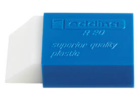 Gum edding R20 45x24x10mm met blauwe houder kunststof wit