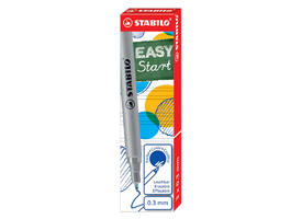 Rollerpenvulling STABILO Easyoriginal fijn blauw doosje à 3 stuks