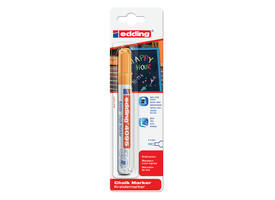 Krijtstift edding 4095 rond 2-3mm oranje blister à 1 stuk